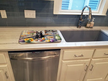 Load image into Gallery viewer, Decorating Easter German Shepherd Dish Drying Mat
