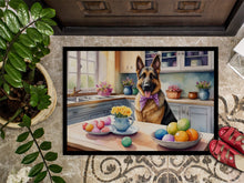 Load image into Gallery viewer, Decorating Easter German Shepherd Doormat-24x36 Indoor / Outdoor Rug | Made in USA