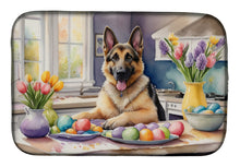 Load image into Gallery viewer, Decorating Easter German Shepherd Dish Drying Mat