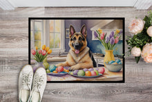 Load image into Gallery viewer, Decorating Easter German Shepherd Doormat-24x36 Indoor / Outdoor Rug | Made in USA