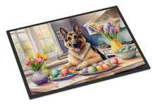 Load image into Gallery viewer, Decorating Easter German Shepherd Doormat - 18X27 Indoor / Outdoor Rug | Made in USA