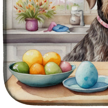 Load image into Gallery viewer, Decorating Easter German Wirehaired Pointer Dish Drying Mat