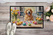 Load image into Gallery viewer, Decorating Easter Golden Retriever Doormat
