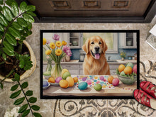 Load image into Gallery viewer, Decorating Easter Golden Retriever Doormat