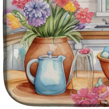 Load image into Gallery viewer, Decorating Easter Gordon Setter Dish Drying Mat
