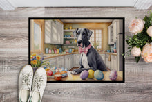 Load image into Gallery viewer, Decorating Easter Great Dane Doormat - 18X27 Indoor / Outdoor Rug | Made in USA