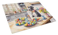 Load image into Gallery viewer, Decorating Easter Great Dane Glass Cutting Boards – Durable, Decorative Kitchen Art