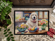 Load image into Gallery viewer, Decorating Easter Great Pyrenees Doormat