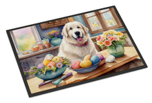 Load image into Gallery viewer, Decorating Easter Great Pyrenees Doormat