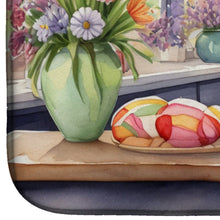 Load image into Gallery viewer, Decorating Easter Greater Swiss Mountain Dog Dish Drying Mat