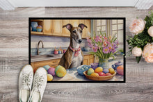 Load image into Gallery viewer, Decorating Easter Greyhound Doormat-24x36 Indoor / Outdoor Rug | Made in USA