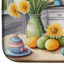 Load image into Gallery viewer, Decorating Easter Havanese Dish Drying Mat
