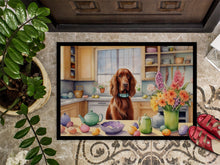 Load image into Gallery viewer, Decorating Easter Irish Setter Doormat-24x36 Indoor / Outdoor Rug | Made in USA