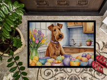 Load image into Gallery viewer, Decorating Easter Irish Terrier Doormat-24x36 Indoor / Outdoor Rug | Made in USA