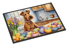 Load image into Gallery viewer, Decorating Easter Irish Terrier Doormat