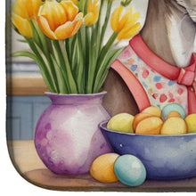 Load image into Gallery viewer, Decorating Easter Italian Greyhound Dish Drying Mat