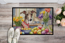 Load image into Gallery viewer, Decorating Easter Italian Greyhound Doormat