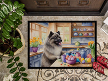 Load image into Gallery viewer, Decorating Easter Keeshond Doormat-24x36 Indoor / Outdoor Rug | Made in USA
