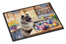Load image into Gallery viewer, Decorating Easter Keeshond Doormat