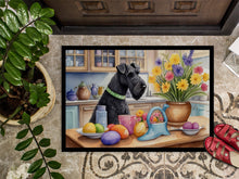 Load image into Gallery viewer, Decorating Easter Kerry Blue Terrier Doormat-24x36 Indoor / Outdoor Rug | Made in USA