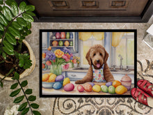 Load image into Gallery viewer, Decorating Easter Labradoodle Doormat-24x36 Indoor / Outdoor Rug | Made in USA