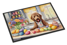 Load image into Gallery viewer, Decorating Easter Labradoodle Doormat-24x36 Indoor / Outdoor Rug | Made in USA