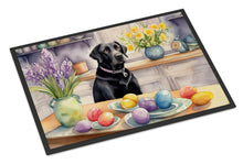 Load image into Gallery viewer, Decorating Easter Black Labrador Retriever Doormat-24x36 Indoor / Outdoor Rug | Made in USA