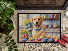 Load image into Gallery viewer, Decorating Easter Yellow Labrador Retriever Doormat