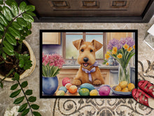 Load image into Gallery viewer, Decorating Easter Lakeland Terrier Doormat-24x36 Indoor / Outdoor Rug | Made in USA