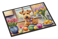 Load image into Gallery viewer, Decorating Easter Lakeland Terrier Doormat