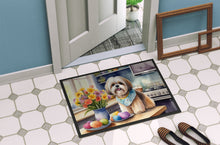 Load image into Gallery viewer, Decorating Easter Lhasa Apso Doormat