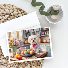 Load image into Gallery viewer, Decorating Easter Maltese Greeting Cards - Blank Note Cards – 8-Pack of Artist-Designed Cards with Envelopes