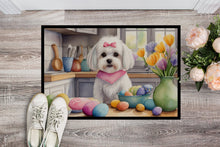 Load image into Gallery viewer, Decorating Easter Maltese Doormat-24x36 Indoor / Outdoor Rug | Made in USA