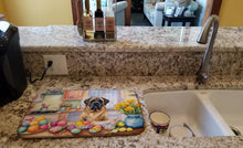 Load image into Gallery viewer, Decorating Easter Mastiff Dish Drying Mat