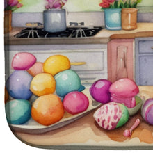 Load image into Gallery viewer, Decorating Easter Mastiff Dish Drying Mat