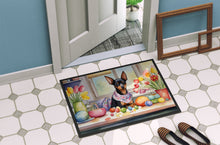 Load image into Gallery viewer, Decorating Easter Miniature Pinscher Doormat