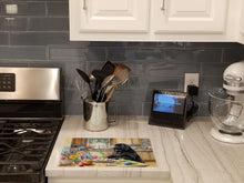Load image into Gallery viewer, Decorating Easter Newfoundland Glass Cutting Boards – Durable, Decorative Kitchen Art
