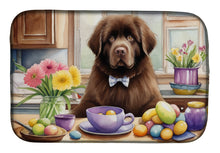 Load image into Gallery viewer, Decorating Easter Newfoundland Dish Drying Mat