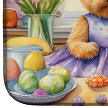 Load image into Gallery viewer, Decorating Easter Norwich Terrier Dish Drying Mat