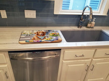 Load image into Gallery viewer, Decorating Easter Nova Scotia Duck Tolling Retriever Dish Drying Mat
