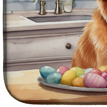 Load image into Gallery viewer, Decorating Easter Nova Scotia Duck Tolling Retriever Dish Drying Mat