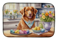 Load image into Gallery viewer, Decorating Easter Nova Scotia Duck Tolling Retriever Dish Drying Mat