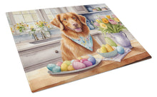 Load image into Gallery viewer, Decorating Easter Nova Scotia Duck Tolling Retriever Glass Cutting Boards – Durable, Decorative Kitchen Art