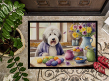 Load image into Gallery viewer, Decorating Easter Old English Sheepdog Doormat
