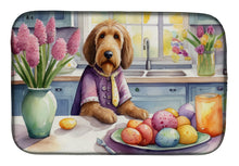 Load image into Gallery viewer, Decorating Easter Otterhound Dish Drying Mat