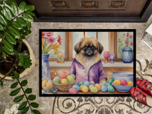 Load image into Gallery viewer, Decorating Easter Pekingese Doormat-24x36 Indoor / Outdoor Rug | Made in USA