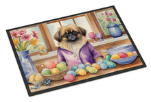 Load image into Gallery viewer, Decorating Easter Pekingese Doormat