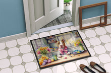 Load image into Gallery viewer, Decorating Easter Pit Bull Terrier Doormat - 18X27 Indoor / Outdoor Rug | Made in USA