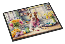 Load image into Gallery viewer, Decorating Easter Pit Bull Terrier Doormat - 18X27 Indoor / Outdoor Rug | Made in USA