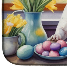 Load image into Gallery viewer, Decorating Easter Pit Bull Terrier Dish Drying Mat